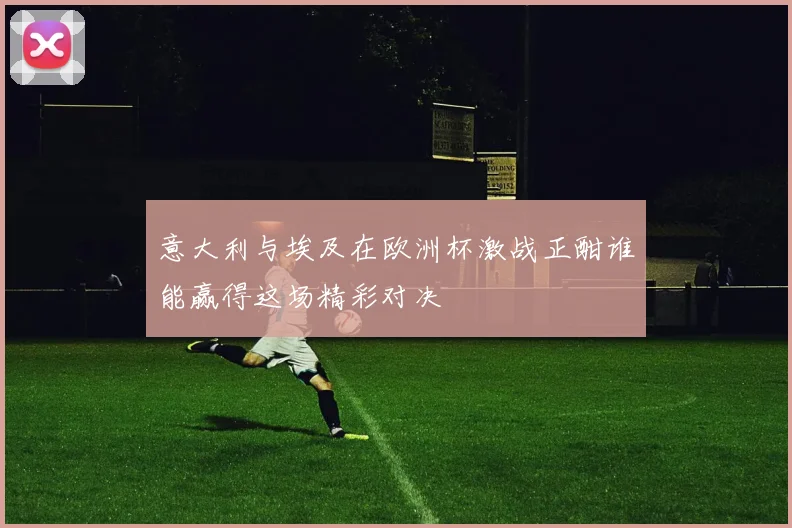 意大利与埃及在欧洲杯激战正酣谁能赢得这场精彩对决
